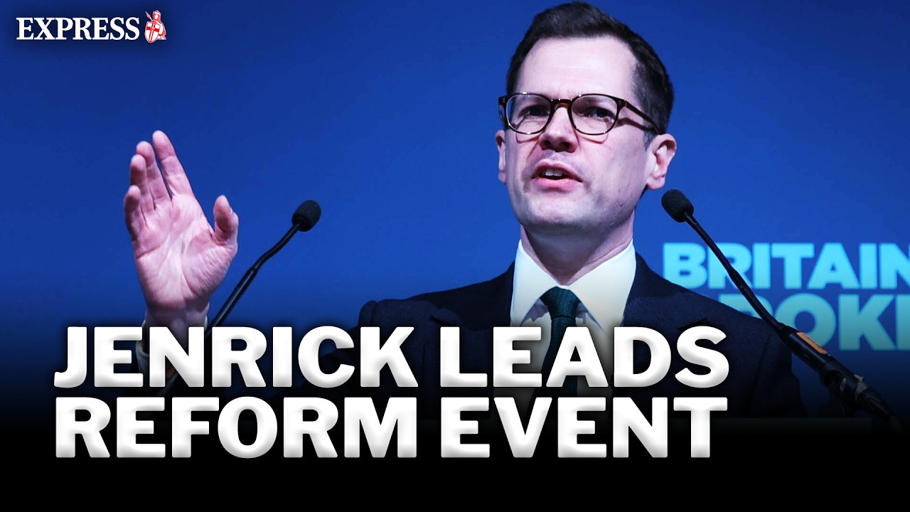LIVE: Robert Jenrick addresses 'shocking' economic impact of UK's migrant crisis at Reform event