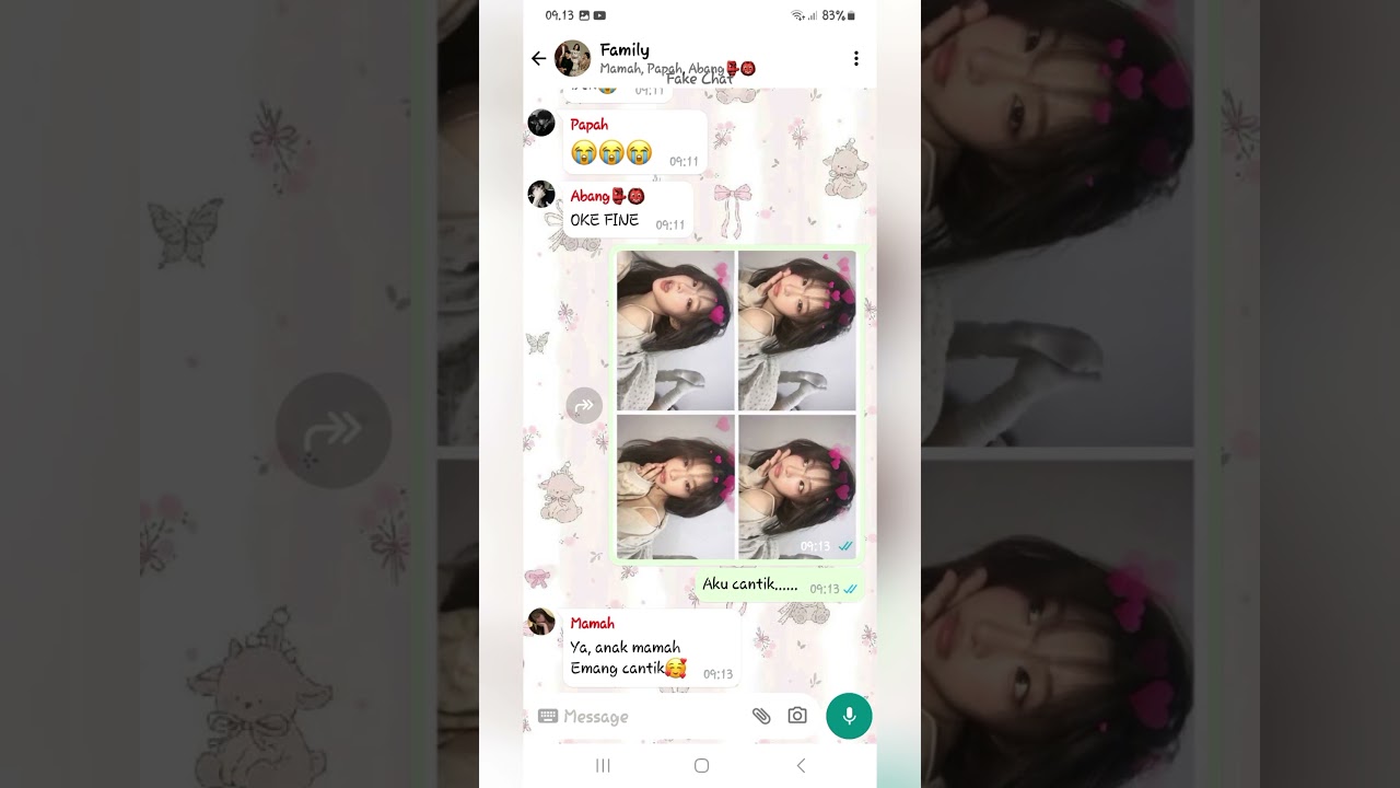 pov chat:grup Family ib:tiktok#bismillahfyp#fypdong#fakechat#pov#lewatberanda#chatsmock#xybzca#u4