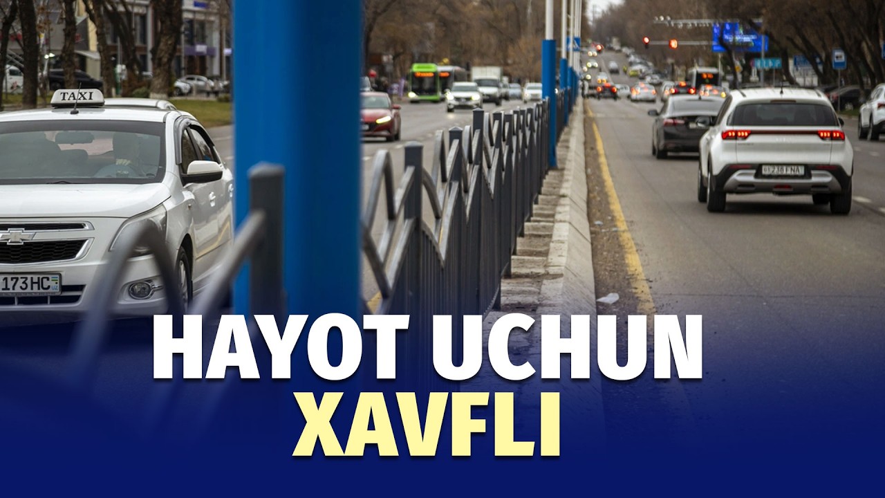 Toshkent ko‘chalariga panjaralar qaytyapti. Ular xavfli bo‘lgani uchun olib tashlangandi