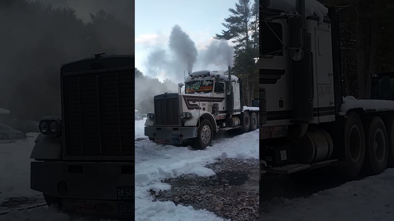 V12 COLD START!!! #v12 #coldstart #peterbilt