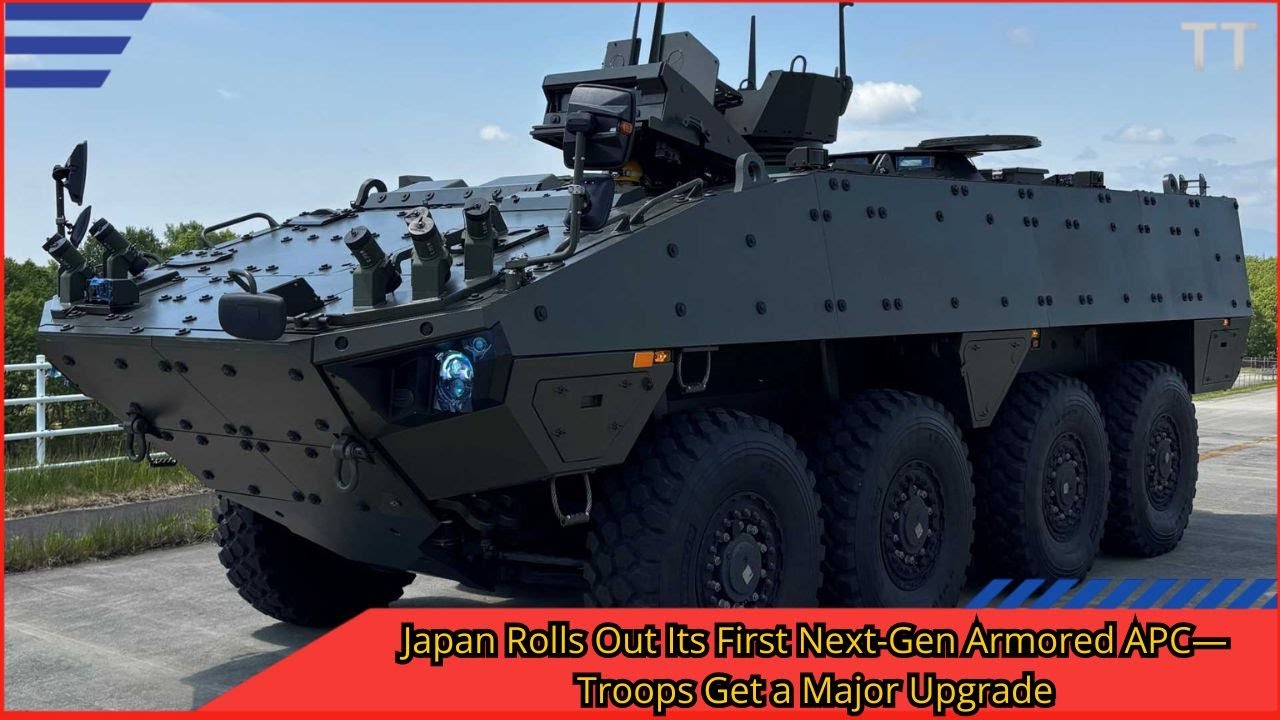 Japan Deploys First Patria AMV XP APC &ndash; Modernizing Troop Mobility & Protection