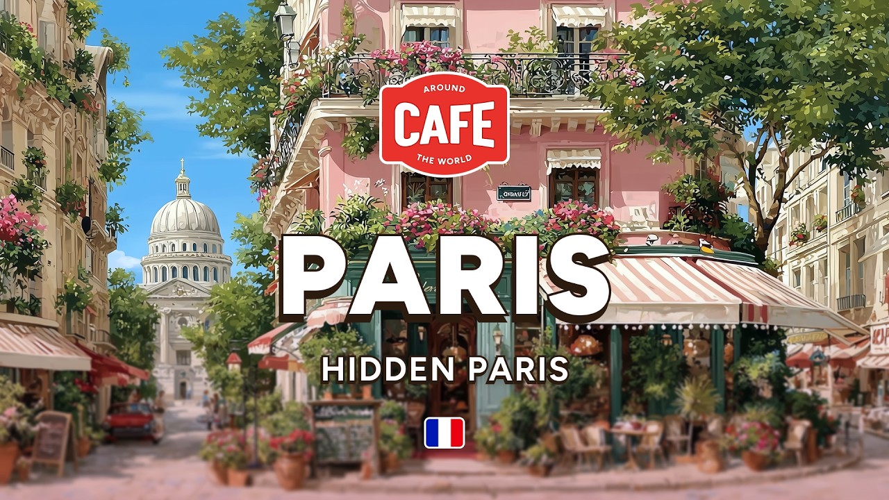 PARIS CAFE - Hidden Paris | Relaxing French Music