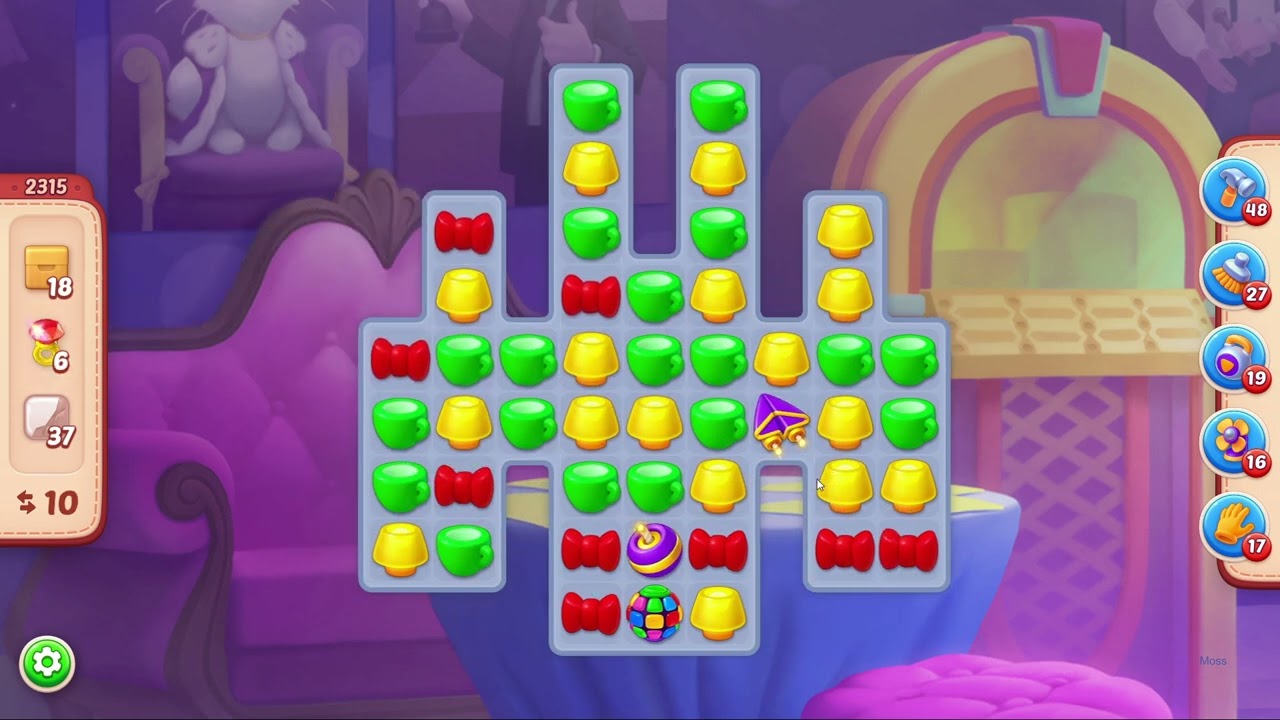 Homescapes Level 2315 - 18 Moves - No Boosters