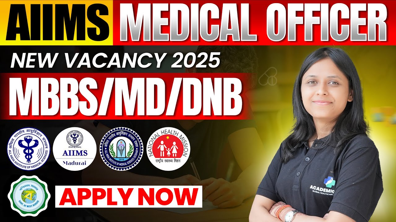 AIIMS Medical Officer Vacancy 2025 |NHM Medical Officer Vacancy,Salary,Sylllabus & Selection Process