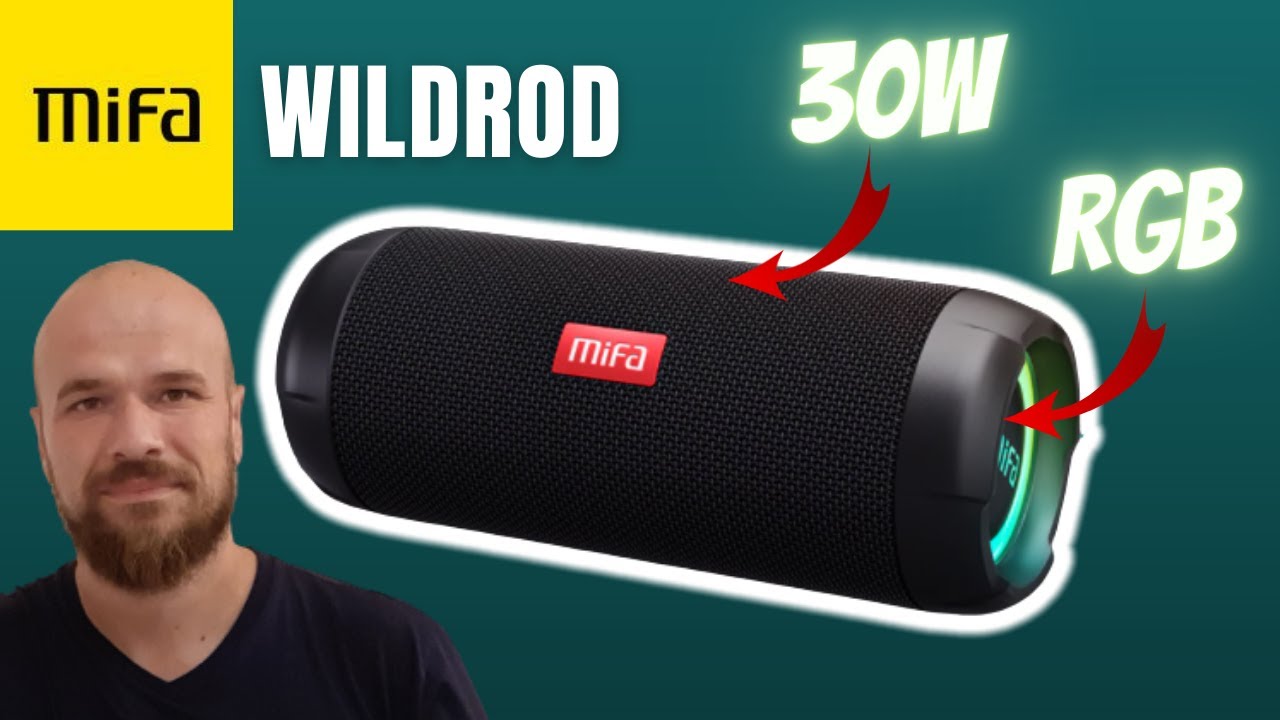 MIFA WildRod : la meilleure enceinte Bluetooth que j'ai testé ! et avec du RGB !