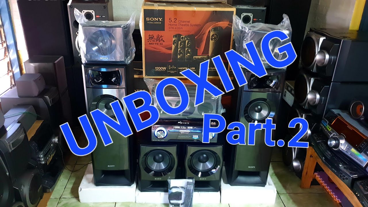 Sony Muteki STR-K3SW 12.000pmpo#UNBOXING part.2