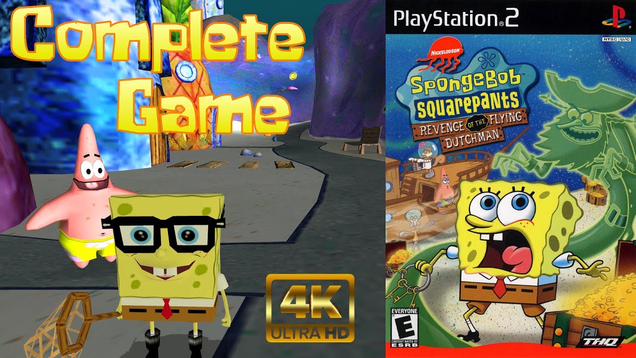 SpongeBob Revenge of the Flying Dutchman - Longplay (100%) [4K]