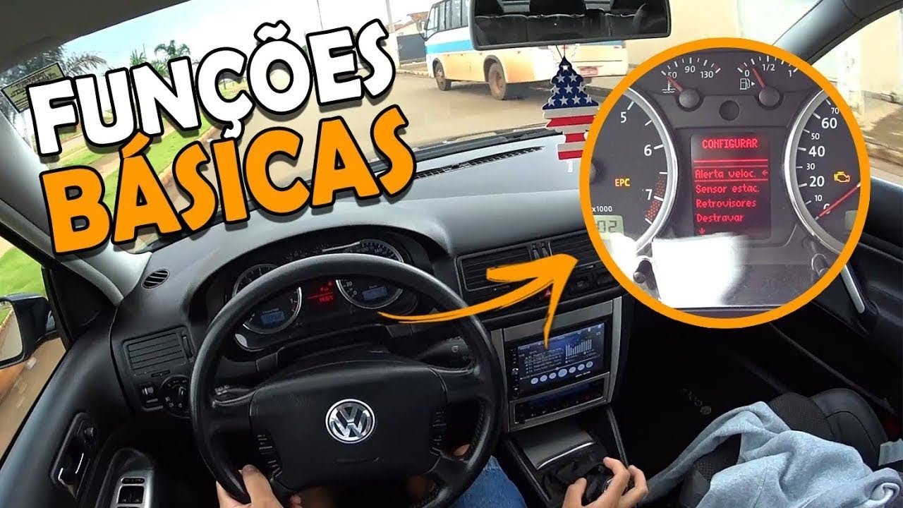 FUNÇÕES DO COMPUTADOR DE BORDO DO GOLF *da para deixar o carro a seu gosto* (Igor César)