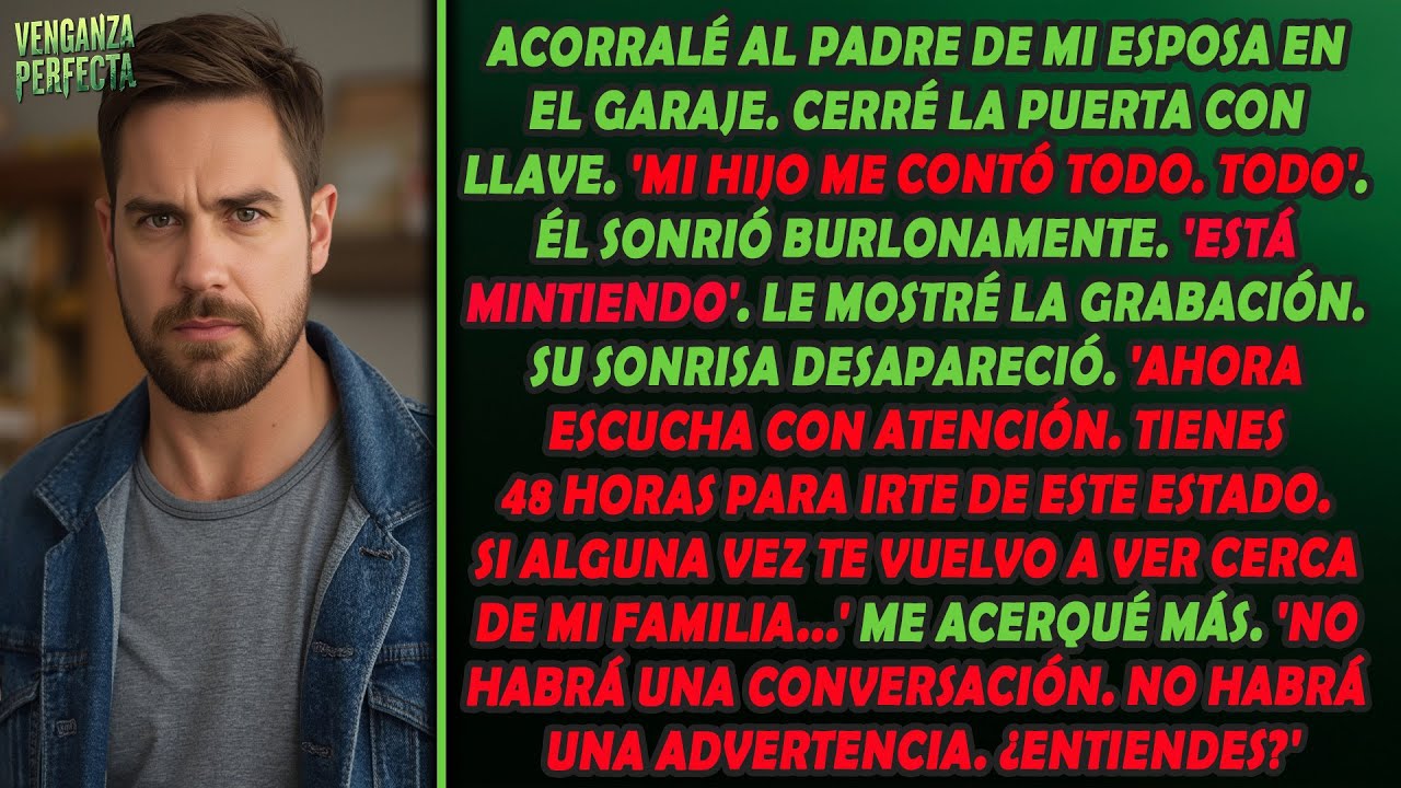 Le advertí a mi suegro: 'La próxima vez que toques a mi hijo, no te encontrarán. ¿Entendido?'