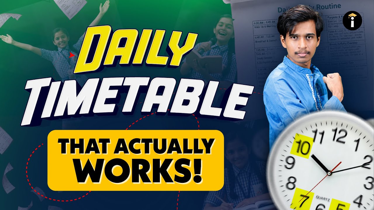 Daily Study Timetable for Guaranteed Productivity & Focus 🚀