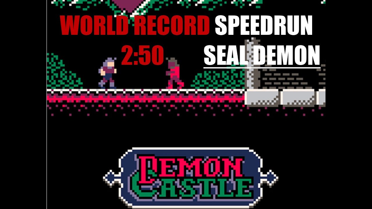 Demon Castle Seal Demon Speedrun TIED World Record 2min50sec