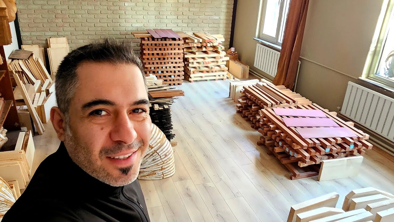 Eyvaaaahhh!... M&uuml;kemmel Bir 46 Tekne Oyma Divan Bağlama (KOD 03047)