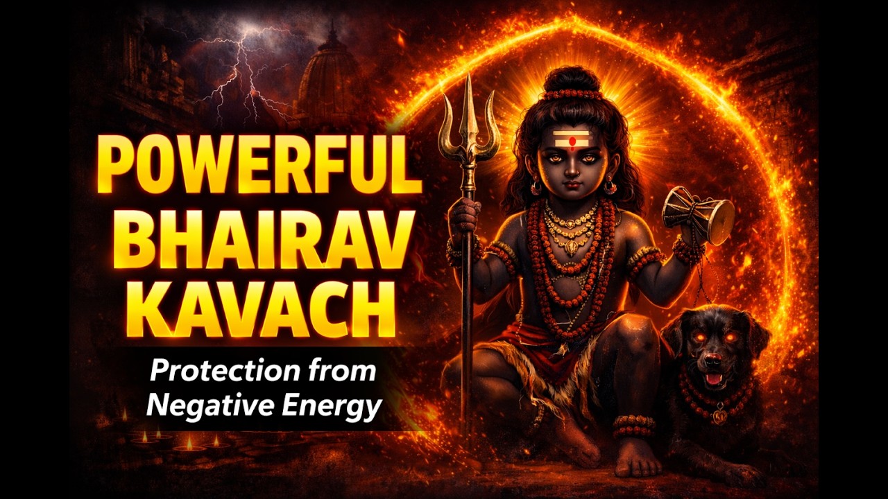 Destroy Enemies, Remove Negativity, Divine Protection | Most Powerful Batuk Bhairav Panjar Kavach