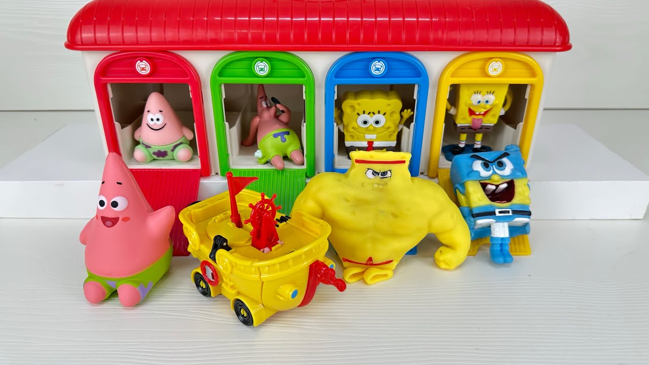 Magic Garage: SpongeBob Fun Toys | Toy Display & Ultra-Satisfying ASMR Experience