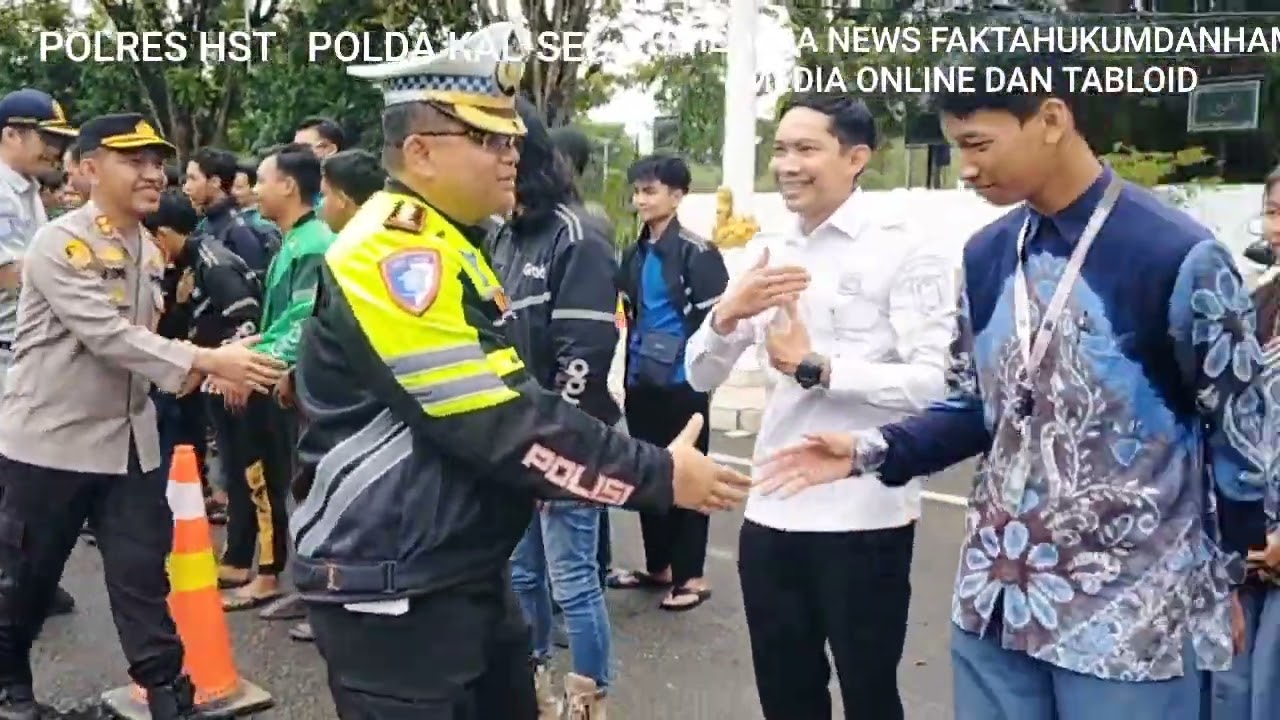 AKBP JUPRI JHP TAMPUBOLON.,S.I.K.,M.Si, Ditlantas Polda Kalsel Gelar Kampanye Keselamatan