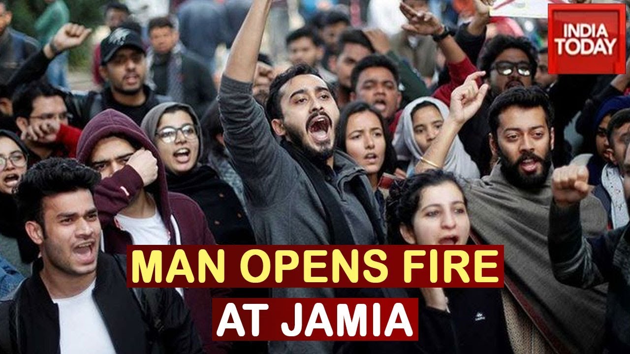 Jamia Protests: Chaos Erupts As Man Opens Fire In Protest Site, 1 Injured