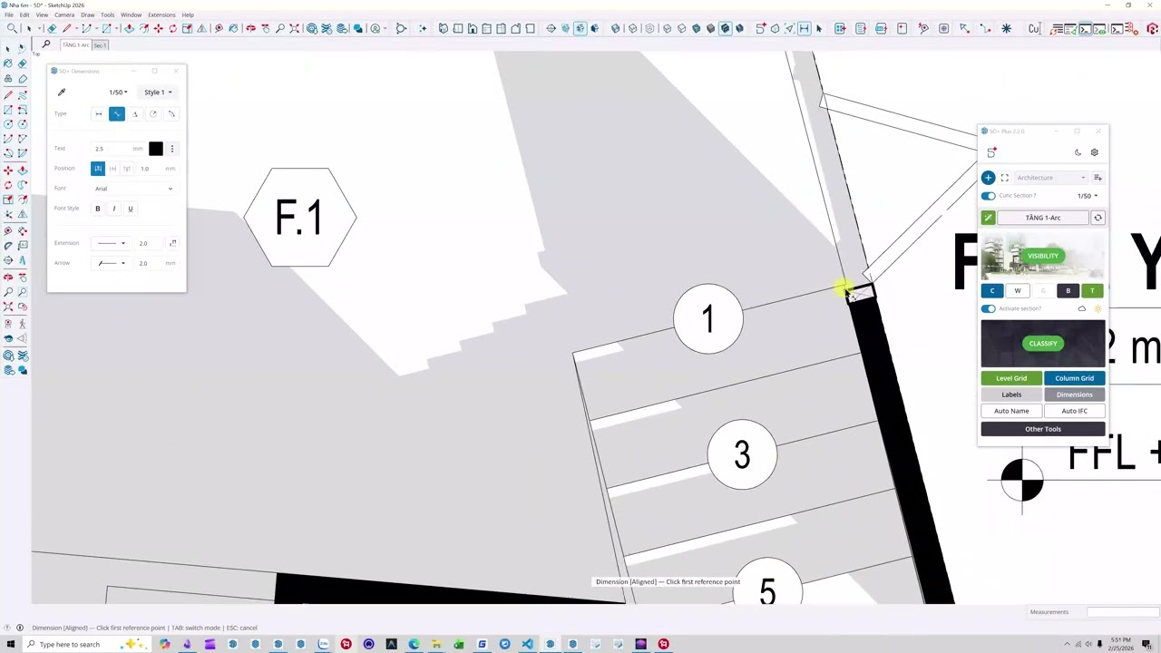 5D+ Plus - Updating about Dimension Tool