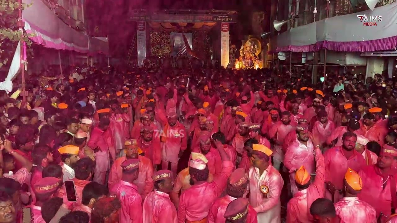 Panives Talim Ganpati Visarjan Mirvnuk 2025 #lezim #solapur 