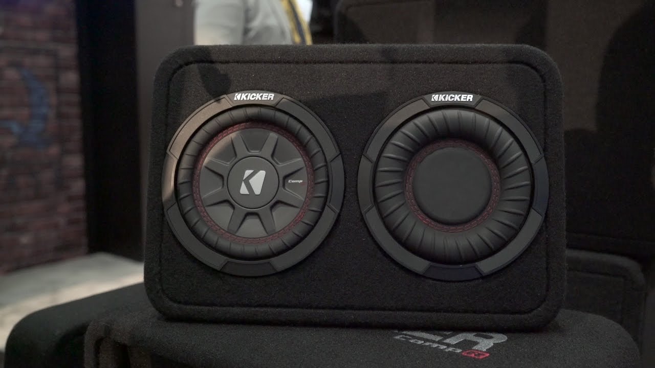 Kicker CompRT sealed enclosure with 6