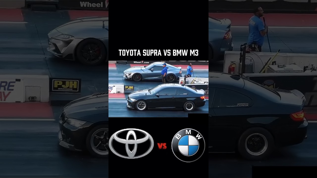 BMW M3🤧🤓 vs🤫💀 Toyota Supra MK5 |EpicDrag RaceShowdown!#automobile#like#edit#bmw#cars#subscribe#drift