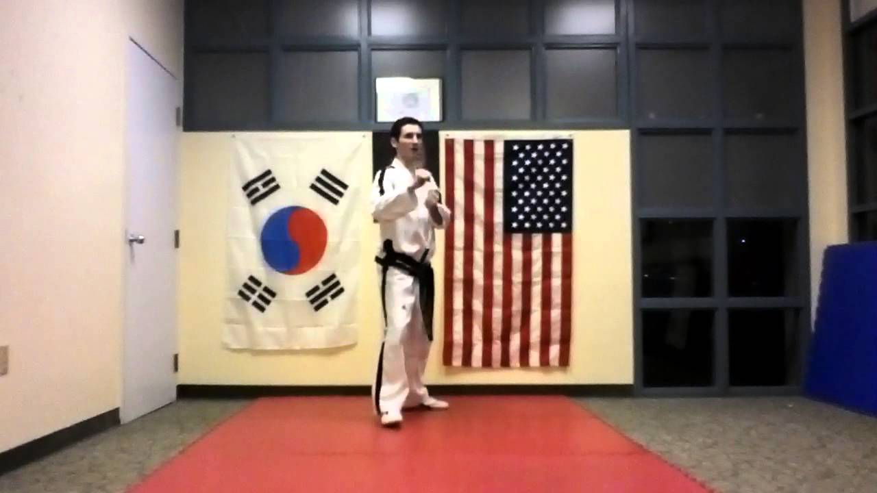 Blue stripe 2-step sparring