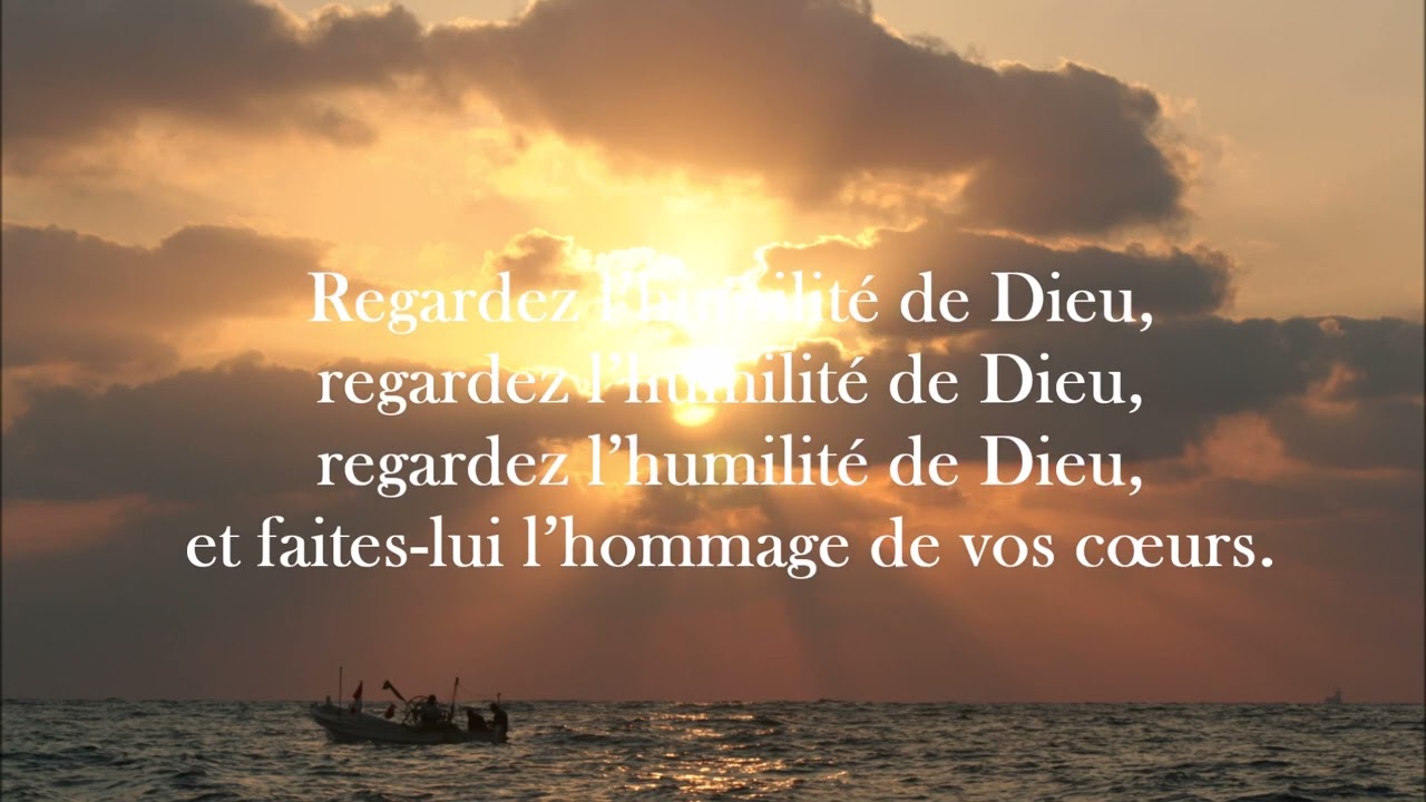 Regardez l'humilité de Dieu (AS Rahm pour Graine de saints) - Chorale de l'église Saint Joseph