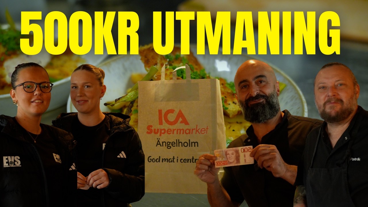 500kr ICA utmaning - De valde maten åt oss (vi måste använda allt)