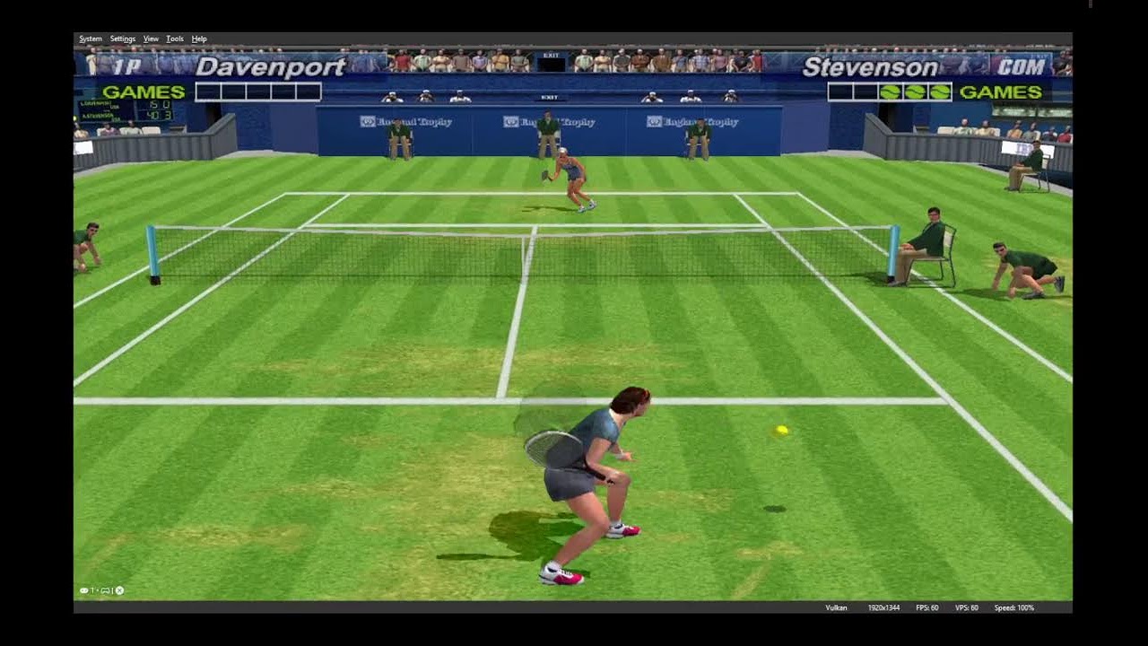 AJT I PLAY: Sega Sports Tennis ( Ps2: Playing for fun , 2)