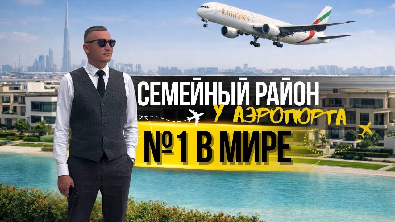 Семейный район у аэропорта №1 в мире в Дубае