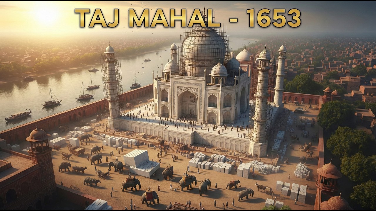 El Taj Mahal — Lo que NADIE te ha contado sobre la Corona del Amor Eterno (1632-1653)