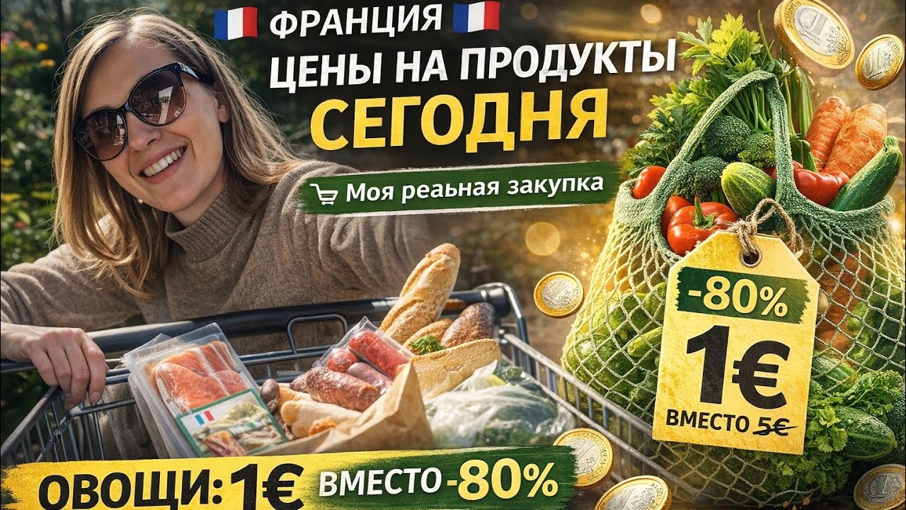 ШОК ЦЕН ВО ФРАНЦИИ 🇫🇷 Как купить продукты на -80%? Моя реальная закупка