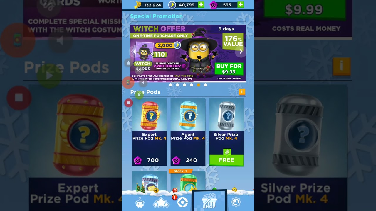 The Witch Special Offer is back in Minion Rush! #Shorts