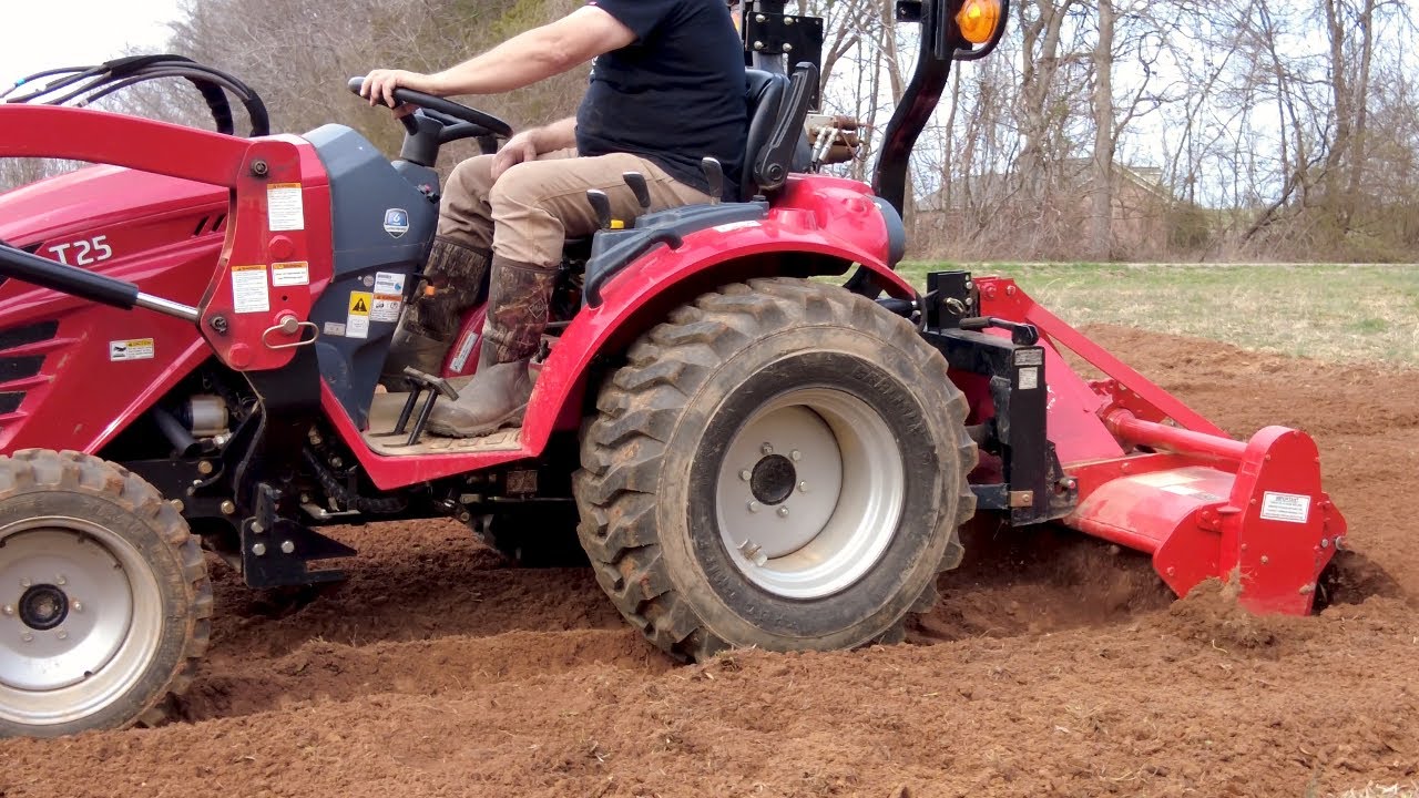 New Garden First Tilling!  Early Potatoes