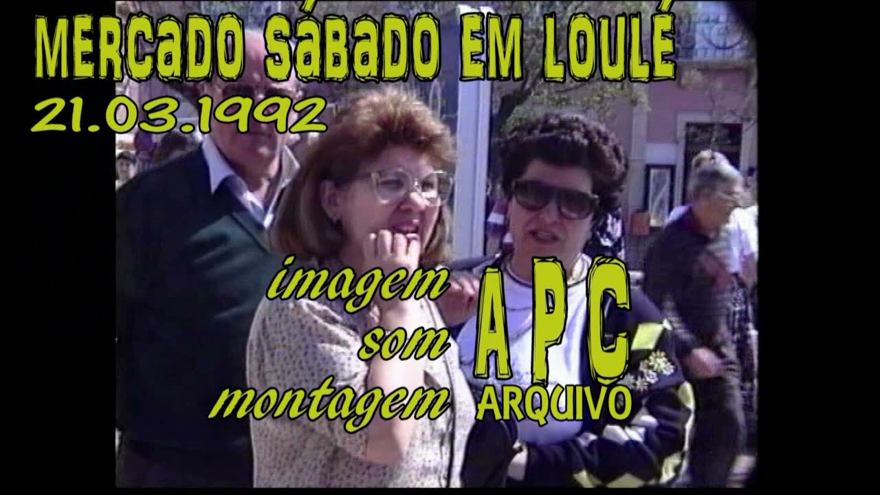MERCADO SÁBADO EM LOULÉ   21 03 1992