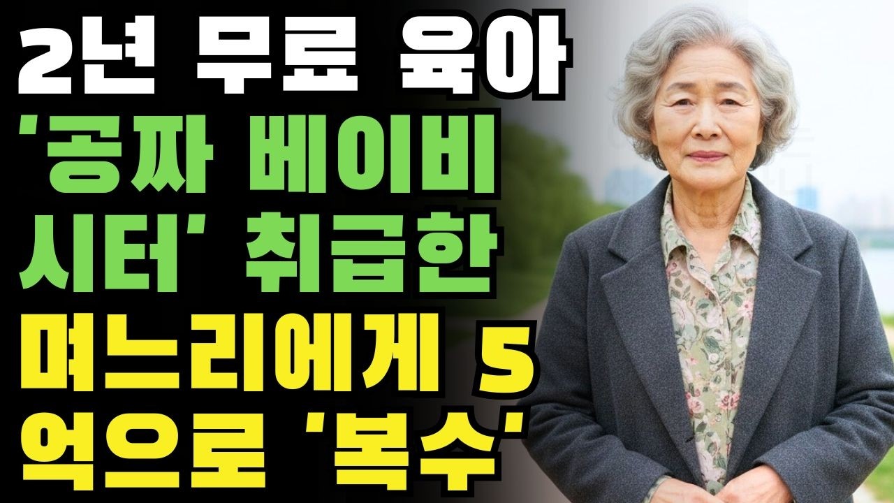 2년간 손주 무료로 봐준 할머니를 '공짜 베이비시터' 취급한 며느리에게 완벽한 복수한 어머니의 사연