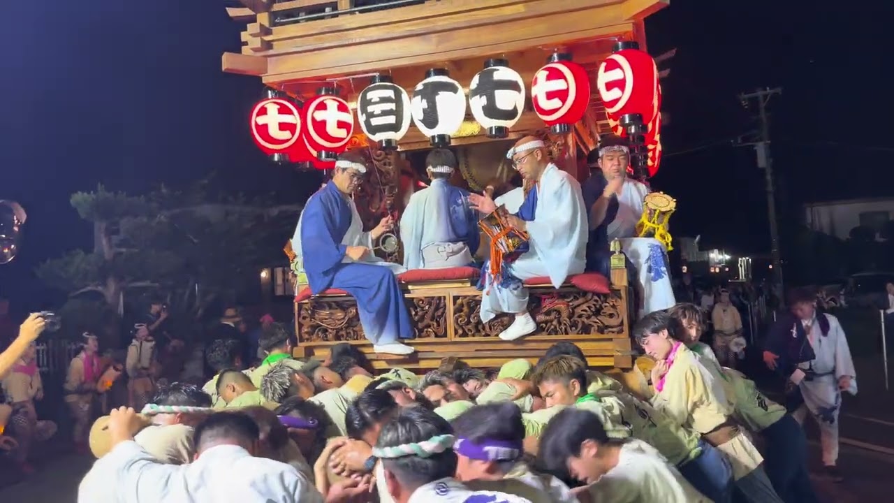 2025年8月2日 七丁目 のの字廻し と 踊り 潮来祇園祭禮
