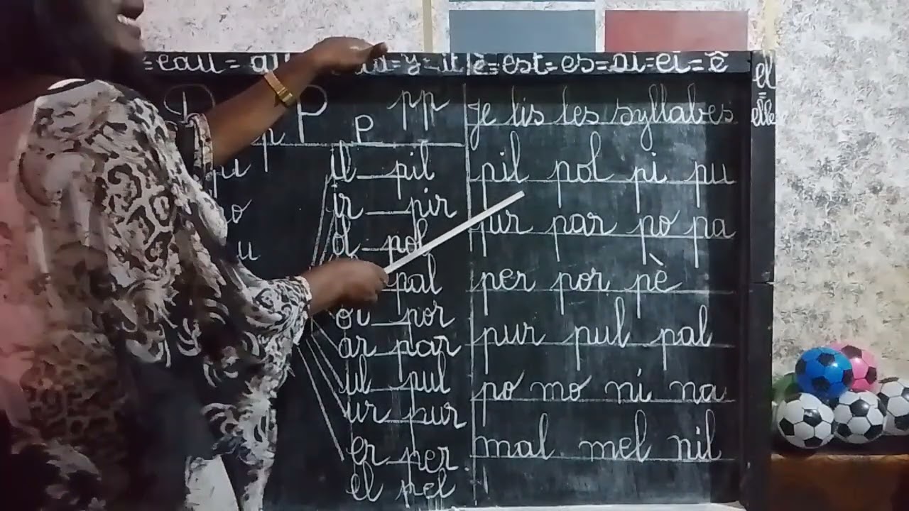 Formation des syllabes normales et composées du son P