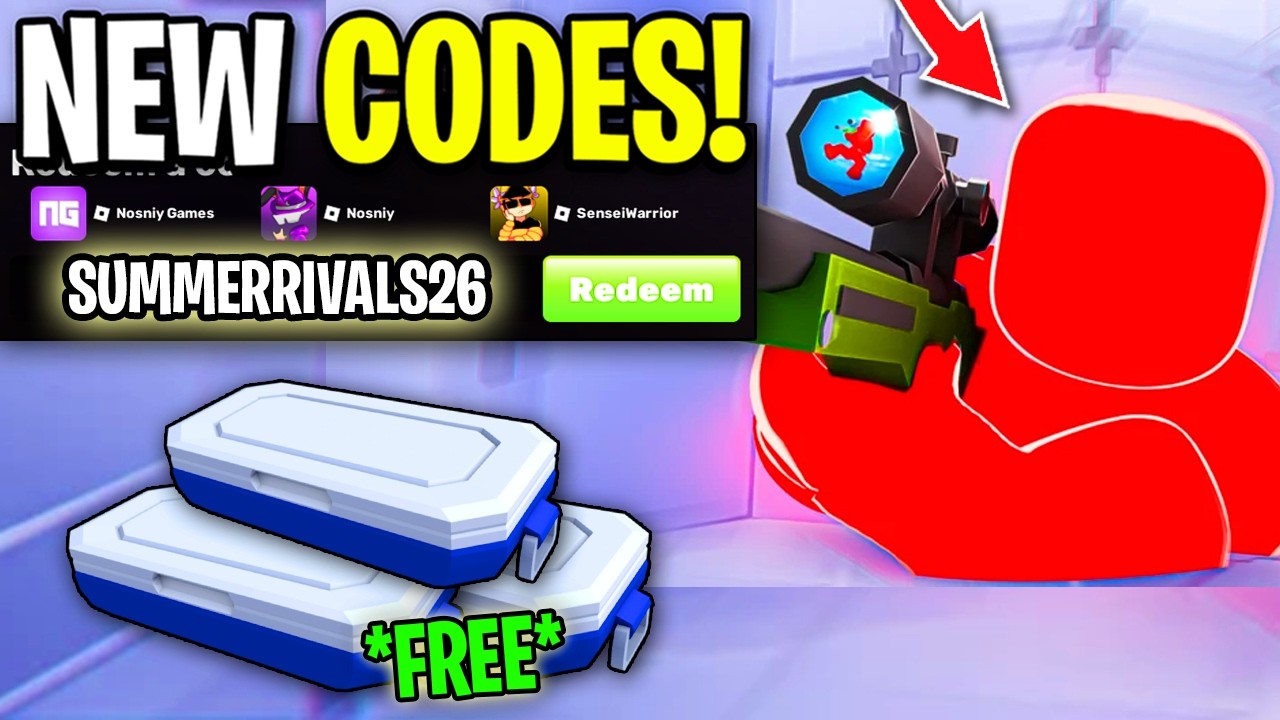 ВСЕ АБСОЛЮТНО НОВЫЕ КОДЫ ДЛЯ RIVALS НА 2026 ГОД! ЛЕТНИЕ КОДЫ RIVALS В ROBLOX