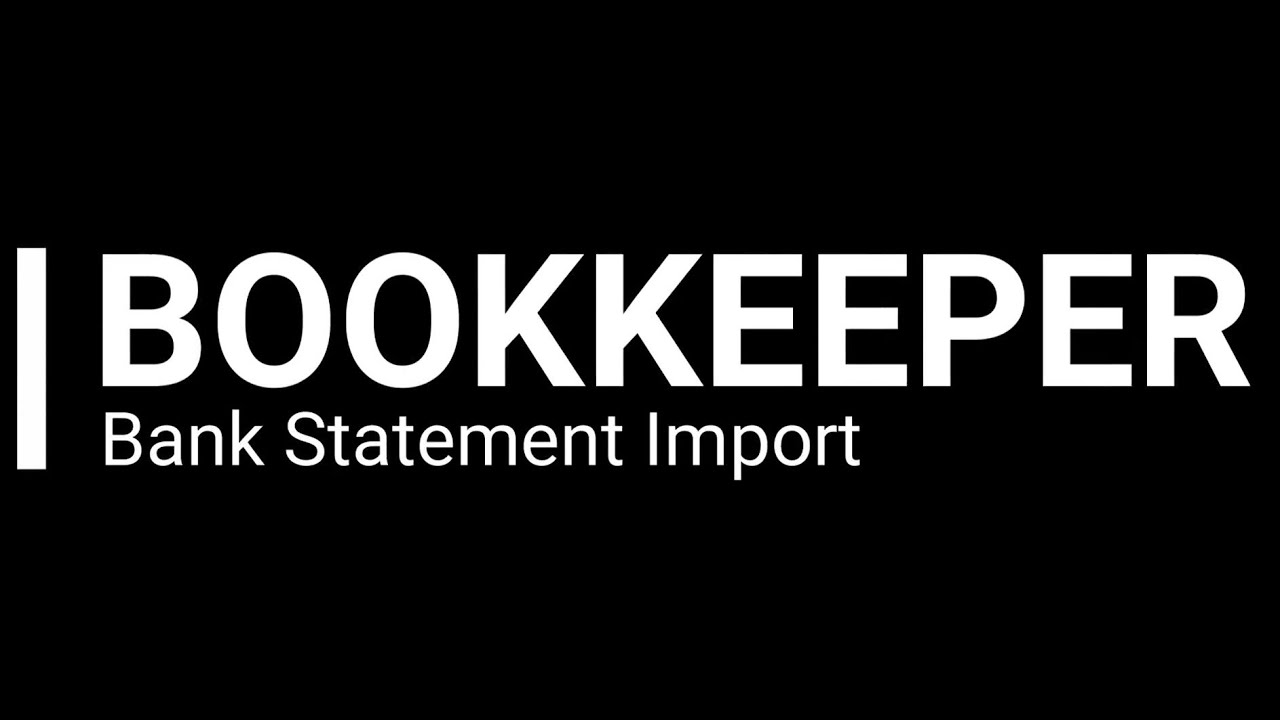 Bookkeeper Bank Statement Import