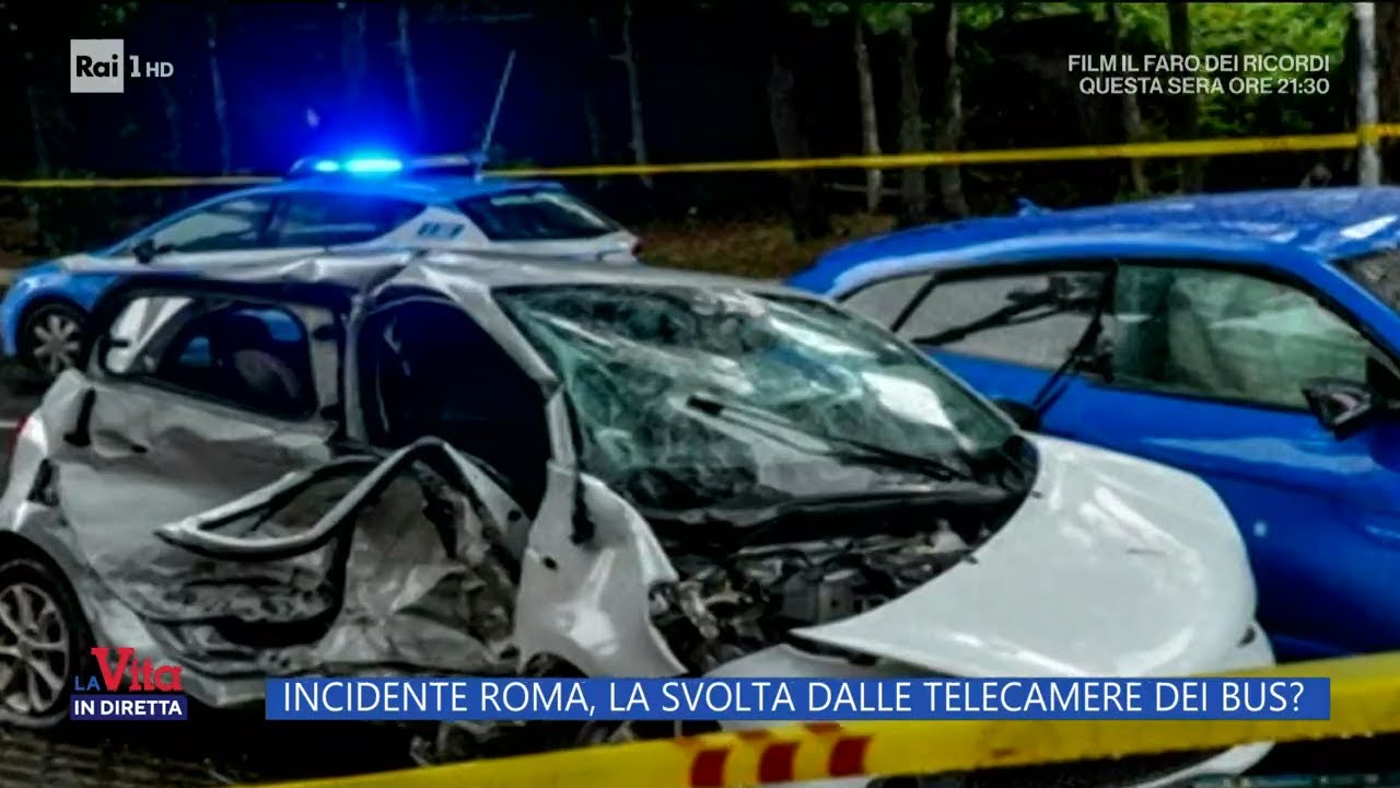 Incidente a Roma, la svolta dalle telecamere dei bus? - La Vita in diretta - 21/06/2023
