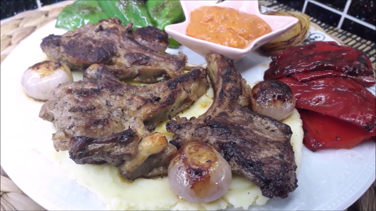 PİRZOLA (Patates Püresi Yatağında)Chop #patatespüresi #pirzola #chop #mashedpotatoes #recipe #keşfet
