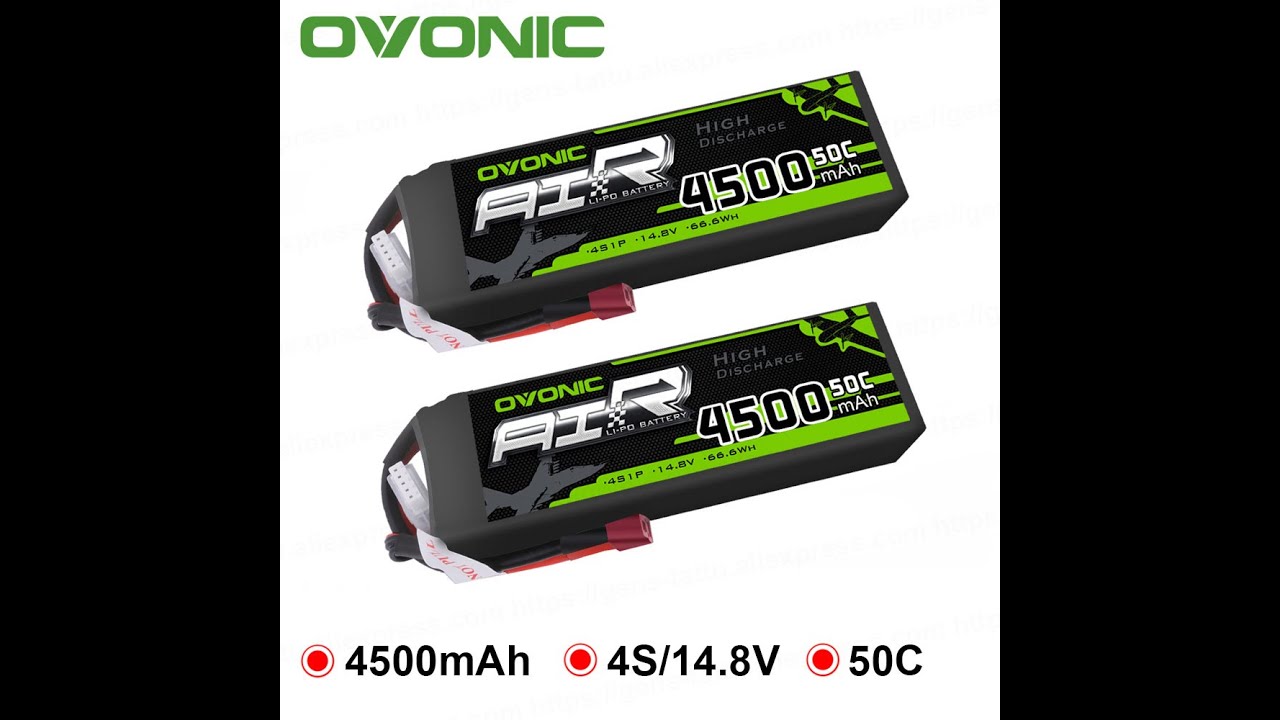 OVONIC 4500mAh 4S1P 50C Lipo Battery--overview