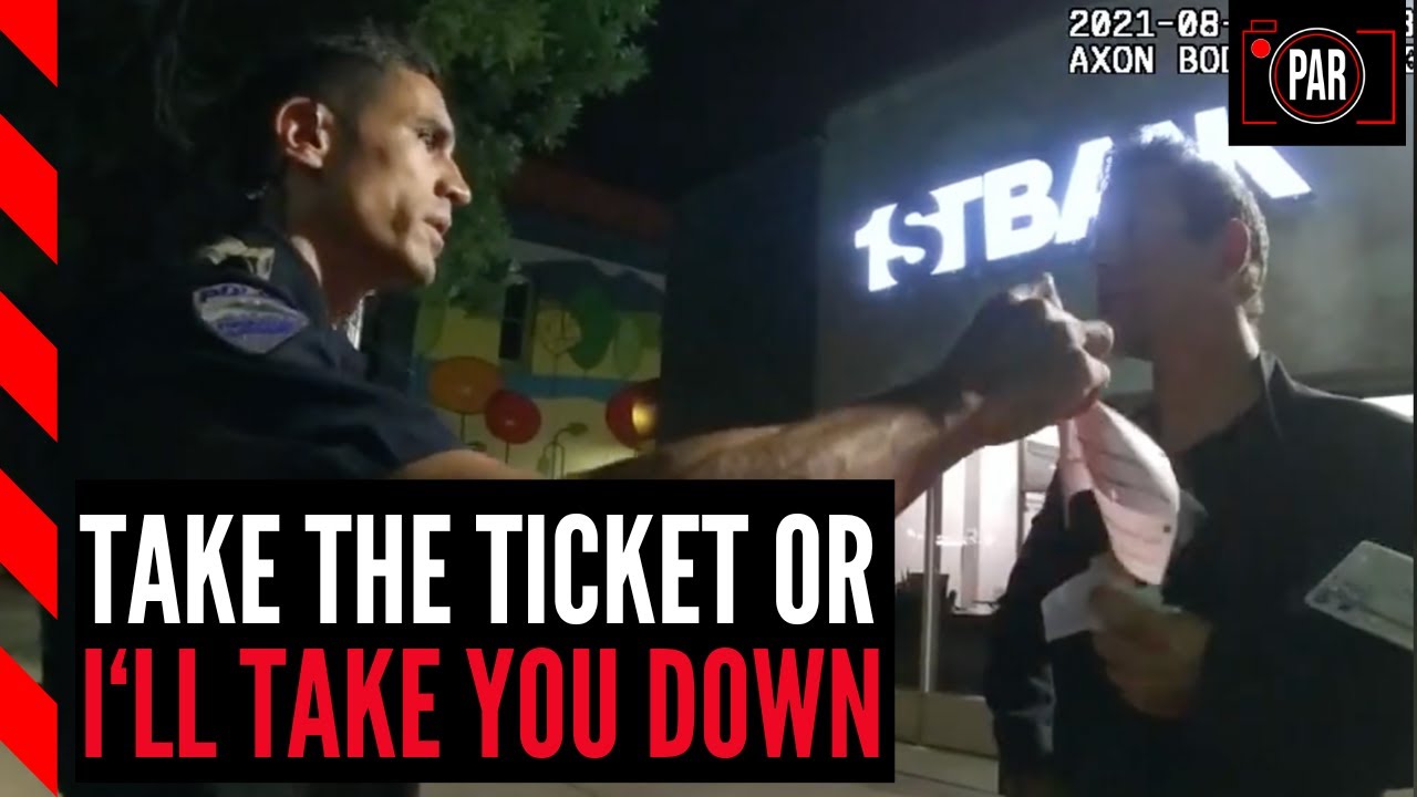 Полицейские попытались выписать ему штраф за мелкое правонарушение, но затем всё стало ужасно | PAR