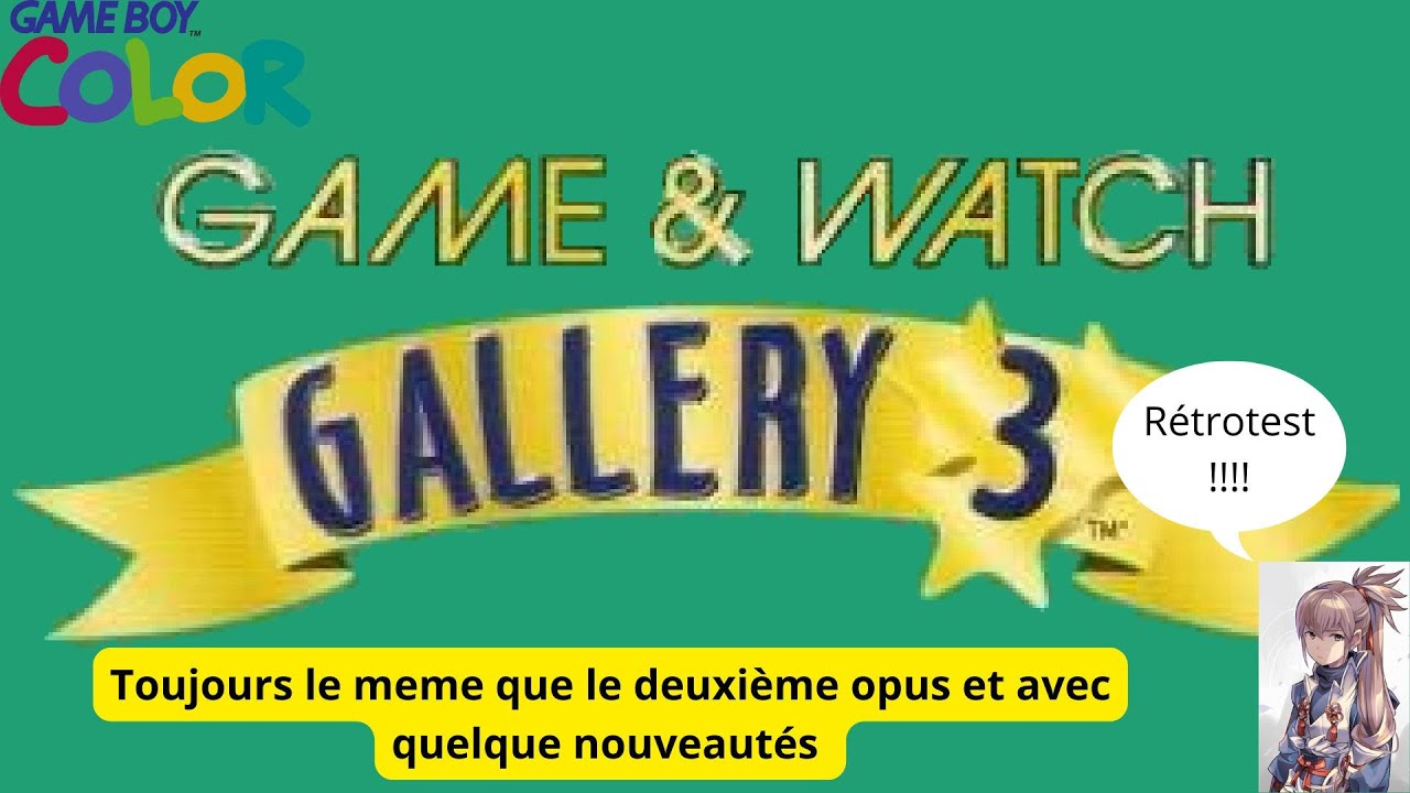 [Rétrotest] Game & Watch Gallery 3 (Nintendo Game Boy Color)