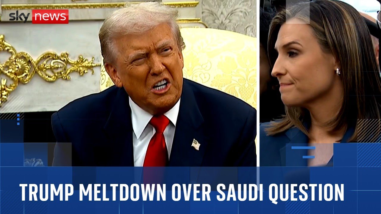 Trump attacks reporter over Jamal Khashoggi&nbsp;and Epstein questions