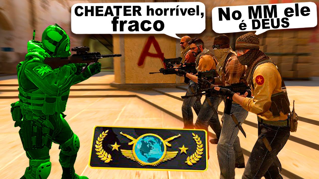 O global mais CHOR&Atilde;O que j&aacute; enfrentei, fingi ser HACKER de AUG e o advers&aacute;rio SURT0U!