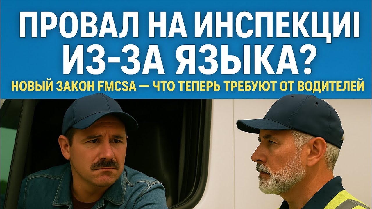 FMCSA English Test (2025 Rule) &mdash; моделирование интервью на инспекции #dotinspection