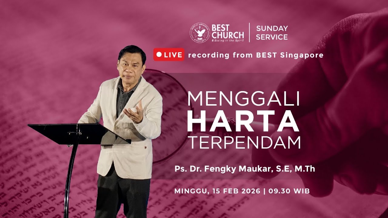 Kebaktian Minggu | Jemaat Online Gereja BEST | Ps. Fengky Maukar | Menggali Harta Terpendam