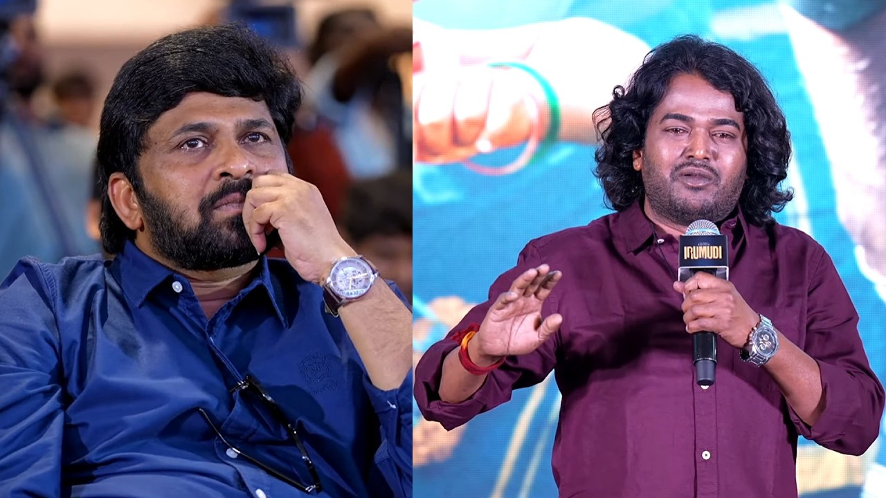 Actor Komaram Emotional Speech @ Irumudi Movie Blockbuster Press-Meet