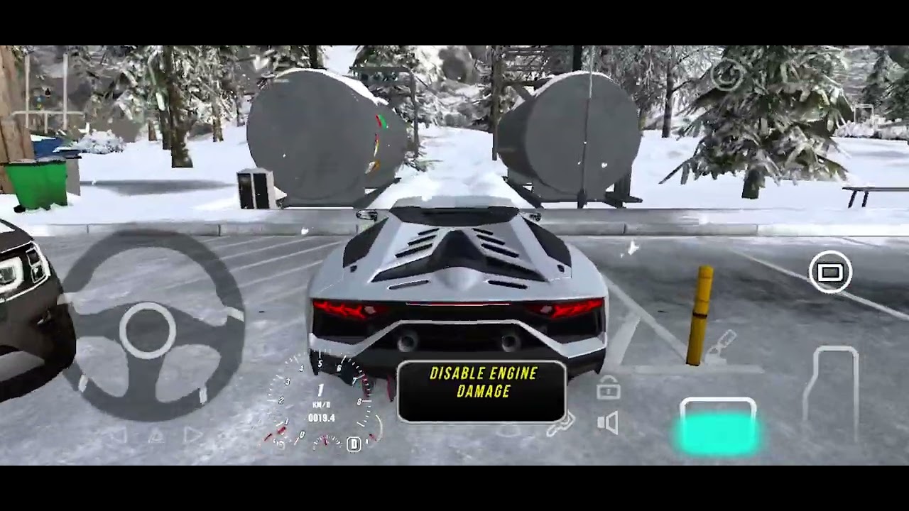 Driving Lamborghini Aventador SVJ To The Snow City || Car Parking Multiplayer ￼